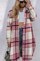 LOLA OVERSIZED PLAID LONG SHACKET - MeadeuxLOLA OVERSIZED PLAID LONG SHACKETTopsMeadeux