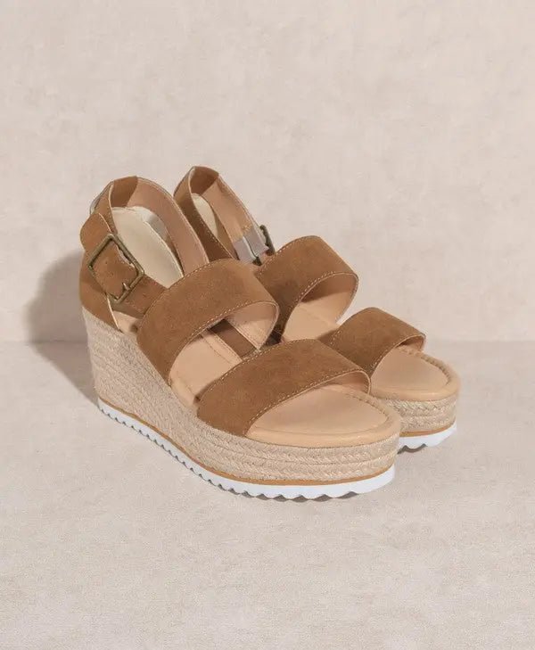 LONDON DOUBLE STRAP WEDGE HEEL - MeadeuxLONDON DOUBLE STRAP WEDGE HEELShoesMeadeux