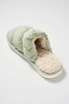 PUFFER SHERPA LINED SLIPPERS - MeadeuxPUFFER SHERPA LINED SLIPPERSShoesMeadeux