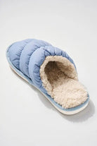 PUFFER SHERPA LINED SLIPPERS - MeadeuxPUFFER SHERPA LINED SLIPPERSShoesMeadeux