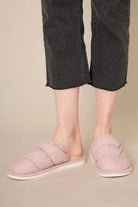 PUFFER SHERPA LINED SLIPPERS - MeadeuxPUFFER SHERPA LINED SLIPPERSShoesMeadeux