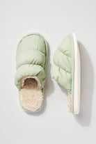 PUFFER SHERPA LINED SLIPPERS - MeadeuxPUFFER SHERPA LINED SLIPPERSShoesMeadeux