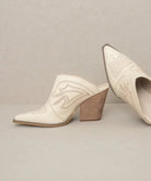 RODEO COWBOY-INSPIRED MULE - MeadeuxRODEO COWBOY-INSPIRED MULEShoesMeadeux