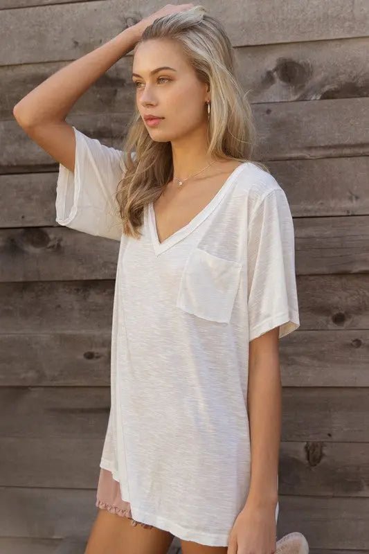 SIMPLE ESSENTIAL PLAIN OVERSIZED BASIC T-SHIRTS - MeadeuxSIMPLE ESSENTIAL PLAIN OVERSIZED BASIC T-SHIRTSTopsMeadeux