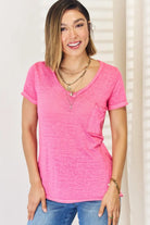 SOLID COLOR SHORT SLEEVE BASIC T-SHIRT - MeadeuxSOLID COLOR SHORT SLEEVE BASIC T-SHIRTTopsMeadeux