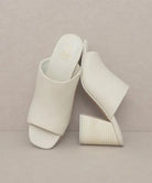 WOMEN'S BLOCK HEEL SLIDES - MeadeuxWOMEN'S BLOCK HEEL SLIDESShoesMeadeux