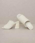 WOMEN'S BLOCK HEEL SLIDES - MeadeuxWOMEN'S BLOCK HEEL SLIDESShoesMeadeux